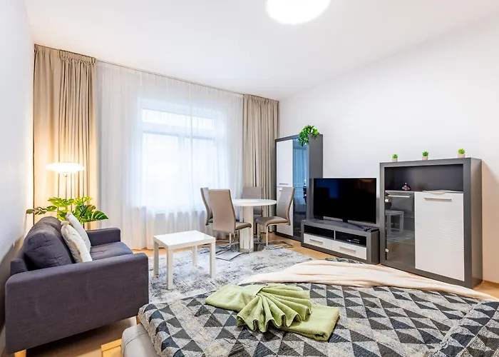 Adm Central Modern Place - Wifi, Ac, Tv アパート *